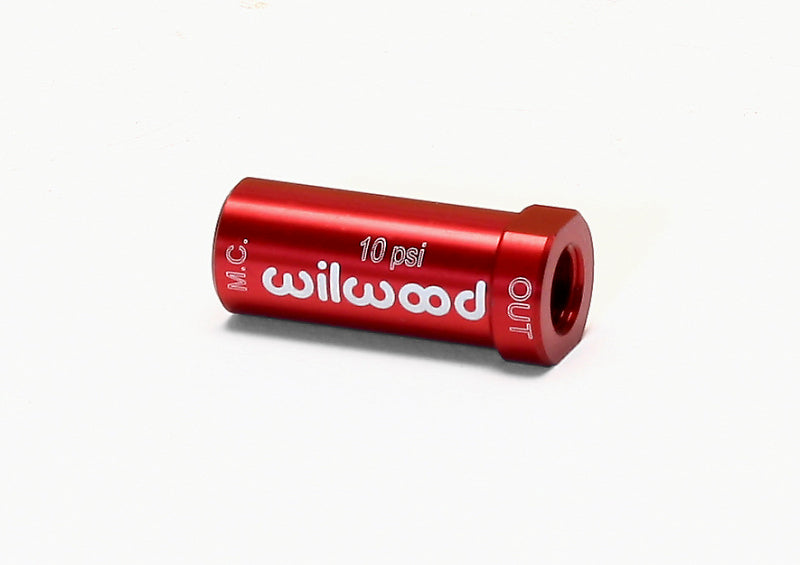 Wilwood Residual Pressure Valve -  10 Red 0XCTG 260-13707 Photo - Primary