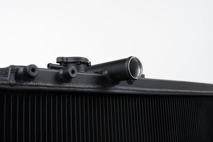 CSF 93-98 Toyota MK4 Supra Radiator - Black Finish 2882B 2882B Photo - Close Up