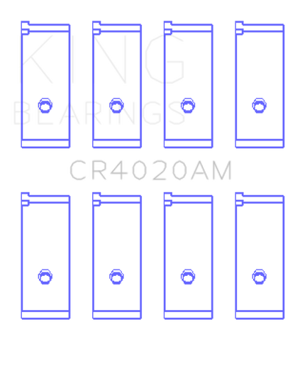 King Engine Bearings Suzuki G-13 (Size +0.75mm) Connecting Rod Bearing Set CR4020AM0.75 CR4020AM0.75 Photo - Primary