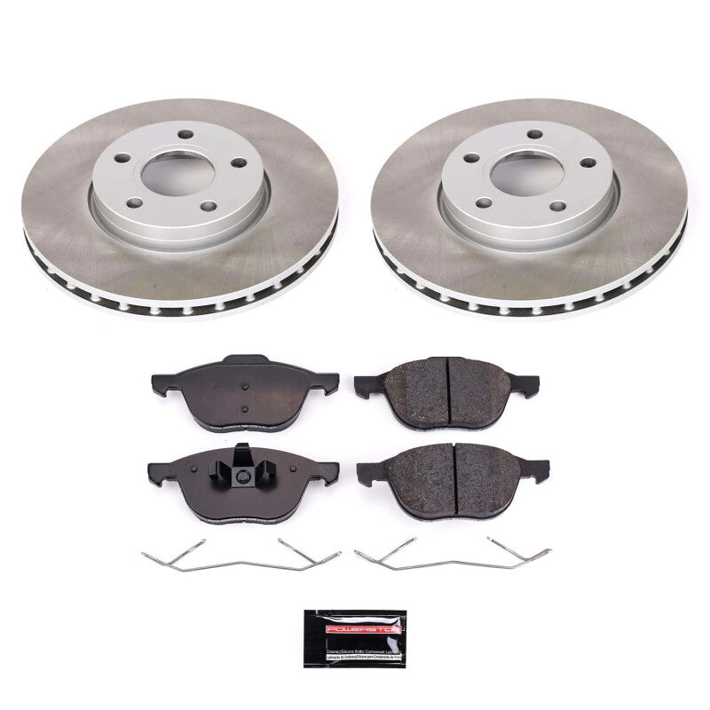 PowerStop Power Stop 04-11 Volvo S40 Front Semi-Coated Rotor Kit SC5976 SC5976 Photo - Primary