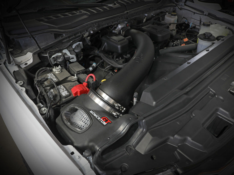 aFe Momentum GT Pro DRY S Cold Air Intake System 20-21 Ford F-250/F-350 50-70069D 50-70069D Photo - Mounted
