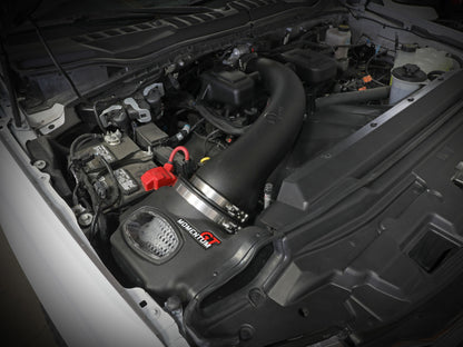 aFe Momentum GT Pro DRY S Cold Air Intake System 20-21 Ford F-250/F-350 50-70069D 50-70069D Photo - Mounted