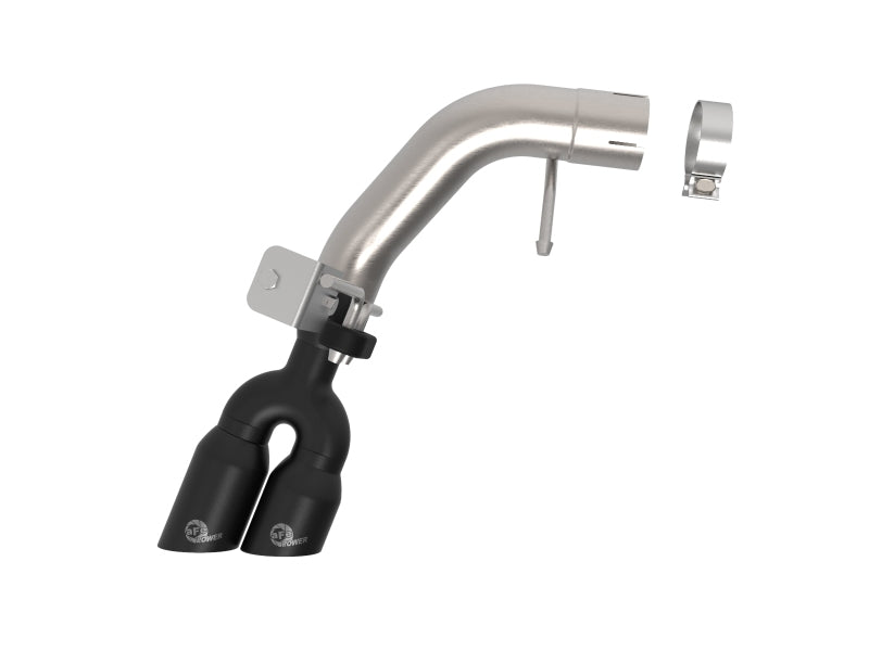 aFe Rebel Series 3in 304 SS Axle-Back Exhaust Side Exit w/ Black Tips 19 Ford Ranger L4-2.3L (t) 49-33110-B 49-33110-B Photo - Unmounted
