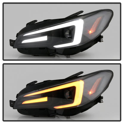 Spyder Subaru Impreza WRX 15-20 Halogen Model Projector Headlights - Black PRO-YD-SWRX15SI-SBSEQ-BK 5088086 5088086 User 5