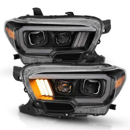 Anzo  16-17 Toyota Tacoma Projector Headlights w/ Plank Style Design 111379 Photo - Unmounted