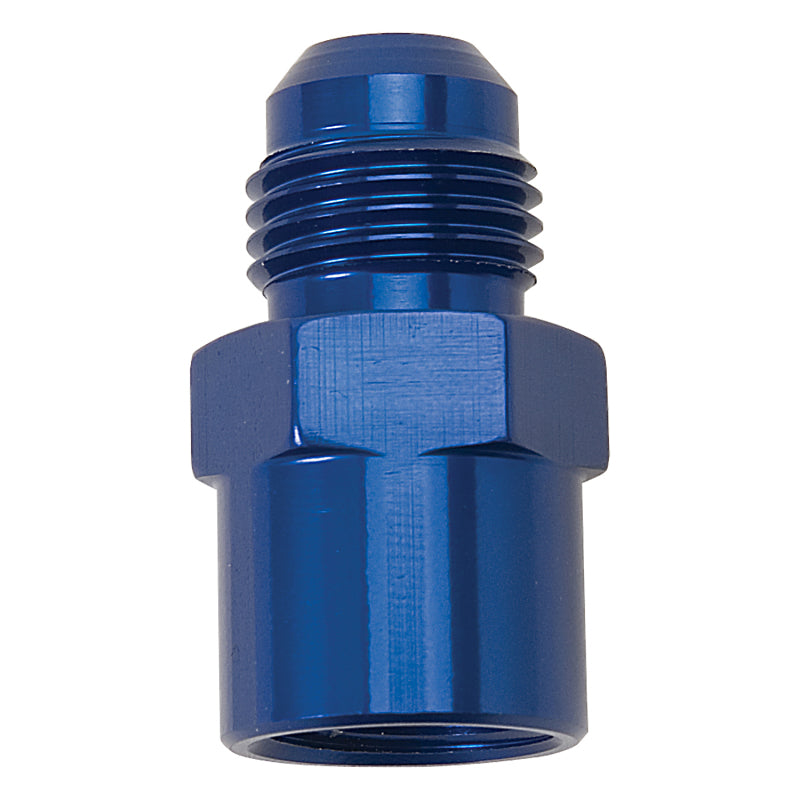 Russell M14 x 1.5 to -6 AN Flare O-Ring Adapter Female Fittings (Blue Finish) 640820 Photo - Primary