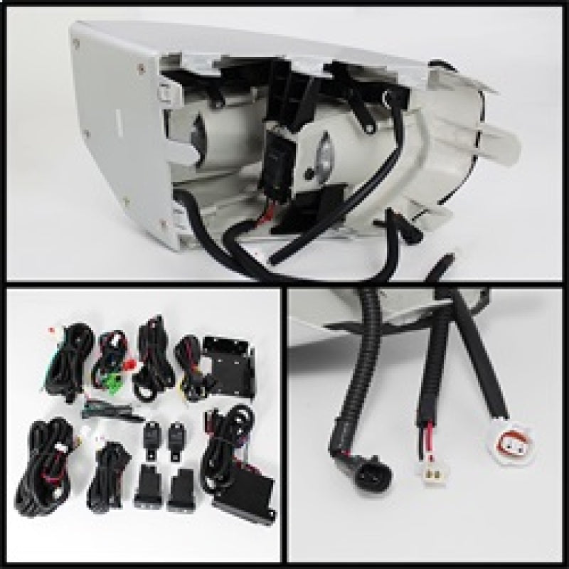 Spyder Toyota FJ Cruiser 07-14 Fog Lights W LED Daytime Running Lights w/swch- Clear FL-DRL-TFJ07-C 5070555 5070555 Photo - Unmounted