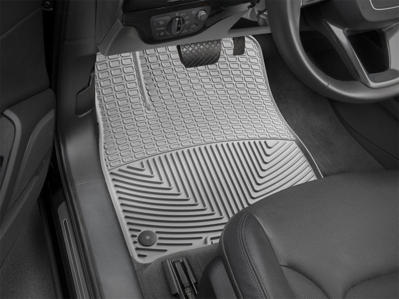 WeatherTech 2017+ Audi Q7 Front Rubber Mats - Grey W376GR W376GR Photo - Mounted
