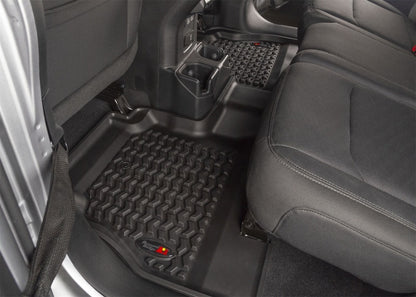 Rugged Ridge All Terrain Floor Liner,Rear,Black;18-18 Wrangler Unlimited JLU 12950.48 Photo - Mounted