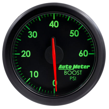 Autometer 2-1/16" Boost, 0-60 Psi, Airdrive, Black 9160-T User 4