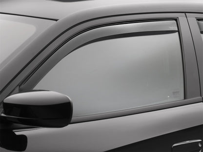 WeatherTech 2011+ Dodge Charger Front Side Window Deflectors - Dark Smoke 80713 80713 Photo - Mounted