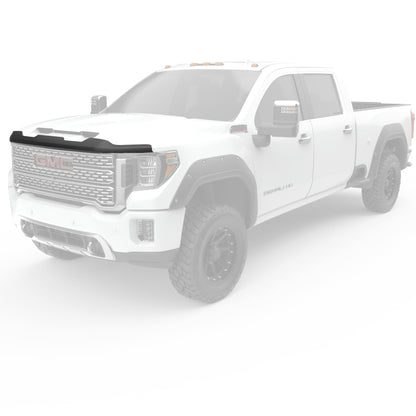 EGR 20+ GMC Sierra  Superguard Hood Shield - Dark Smoke 301951 301951 Photo - Mounted