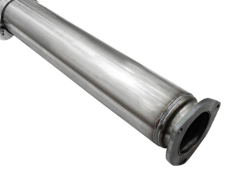 aFe  POWER Large Bore-HD 5" 409 Stainless Steel DPF-Back Exhaust System 49-43064 Photo - Unmounted