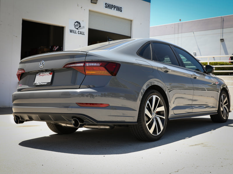 afe POWER MACH Force-Xp 19-20 Volkswagen Jetta GLI L4-2.0L (t) 304 SS Cat-Back Exhaust System 49-36432-B 49-36432-B Photo - Mounted