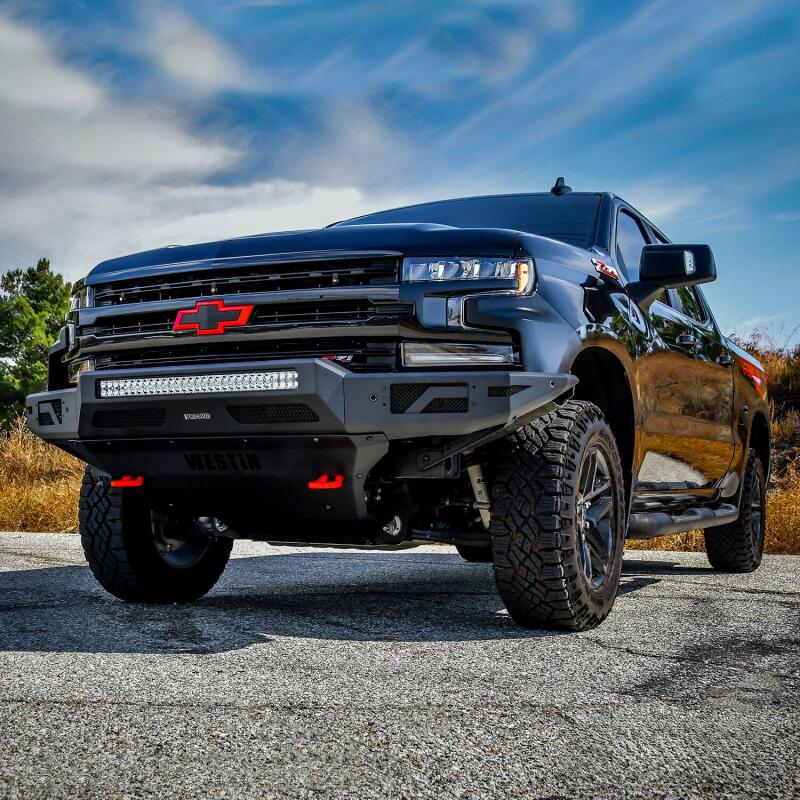 Westin 19-21 Chevrolet Silverado 1500 Pro-Mod Front Bumper - Tex. Blk 58-41215 58-41215 Photo - Mounted