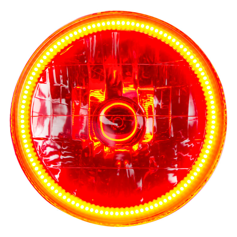 ORACLE Lighting 97-06 Jeep Wrangler TJ Pre-Assembled LED Halo Headlights -Amber 7081-005 7081-005 Photo - in package
