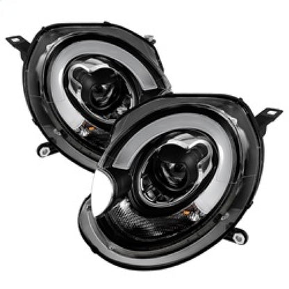 Spyder Mini Cooper 2007-2012 Projector Headlights Halogen Model Only - DRL Black PRO-YD-MC07-DRL-BK 5080608 5080608 Photo - Primary