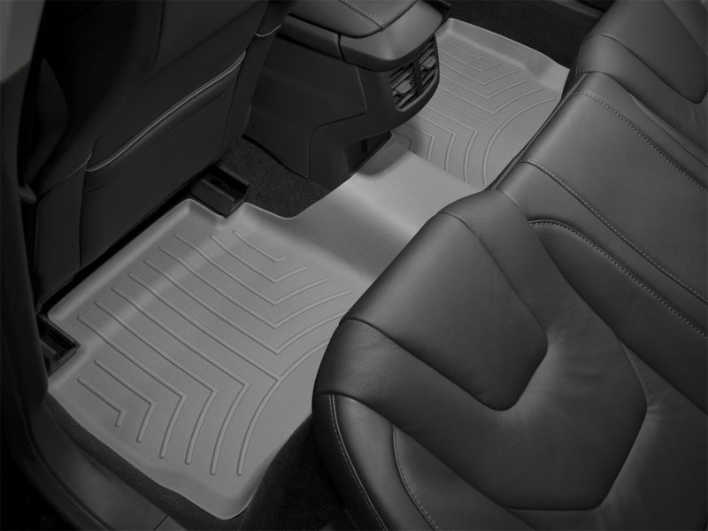 WeatherTech 13+ Hyundai Santa Fe Rear FloorLiner - Grey 464403 464403 Photo - Mounted
