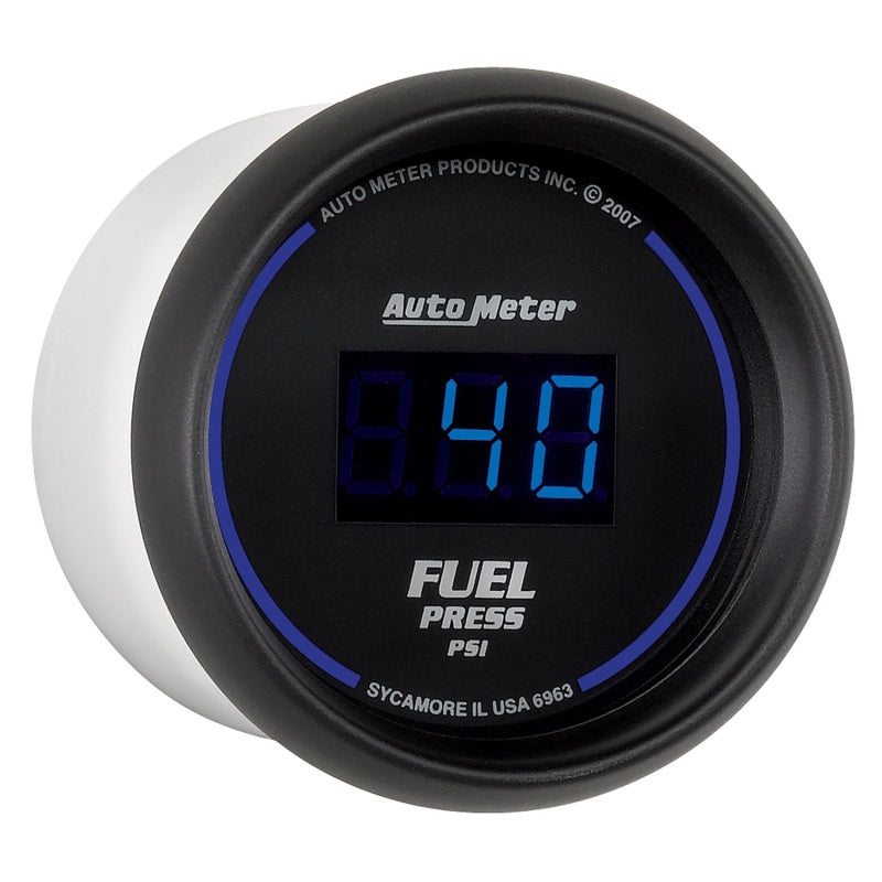 Autometer Gauge, Fuel Pressure, 2 1/16", 100Psi, Digital, Black Dial W/ Blue Led 6963 User 3