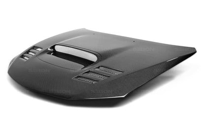Seibon Carbon Fiber Hood For 2008-2014 Subaru WRX/STi HD0809SBIMP-CWII Photo - Primary