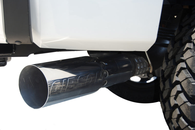 Gibson 15-19 GMC Sierra 2500 HD Base 6.6L 4in Filter-Back Single Exhaust - Stainless 615623 615623 Illustration Guide