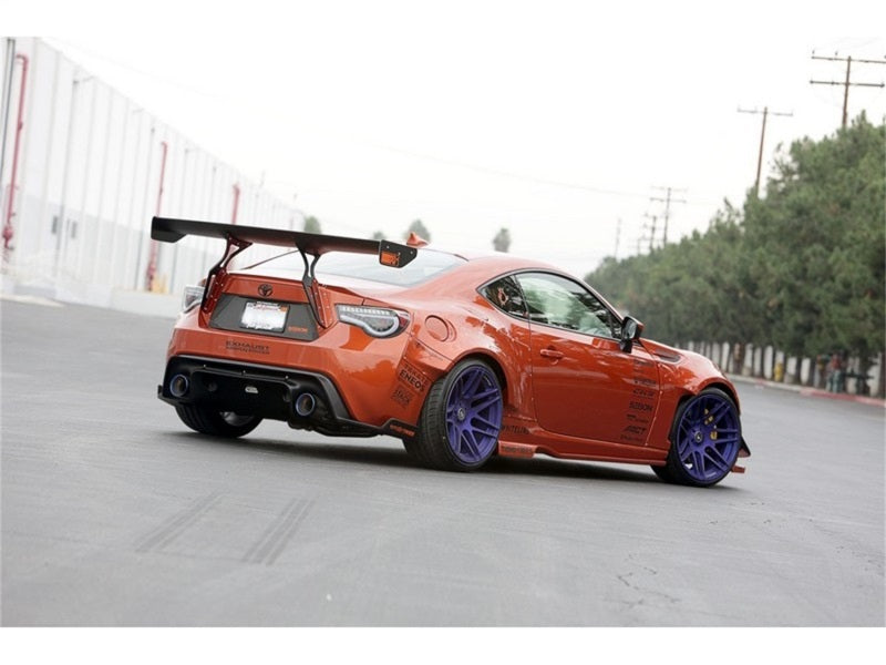 Spyder Scion FRS 12-14/Subaru BRZ 12-14 Light Bar LED Tail Lights Black ALT-YD-SFRS12-LBLED-BK 5072009 5072009 Photo - Mounted