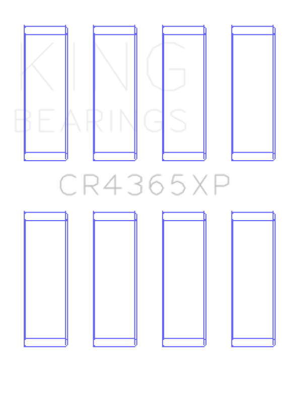 King Engine Bearings King Ford Zetec S/Ecoboost1.6 (Size STDX) Connecting Rod Bearing Set CR4365XPSTDX CR4365XPSTDX Photo - Primary