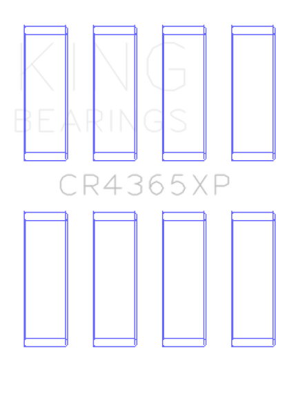 King Engine Bearings King Ford Zetec S/Ecoboost1.6 (Size STDX) Connecting Rod Bearing Set CR4365XPSTDX CR4365XPSTDX Photo - Primary