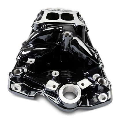 Edelbrock Chevy Small Block Performer RPM AIR-Gap Intake Manifold Black Plasma Finish 7501-BP 7501-BP Photo - out of package
