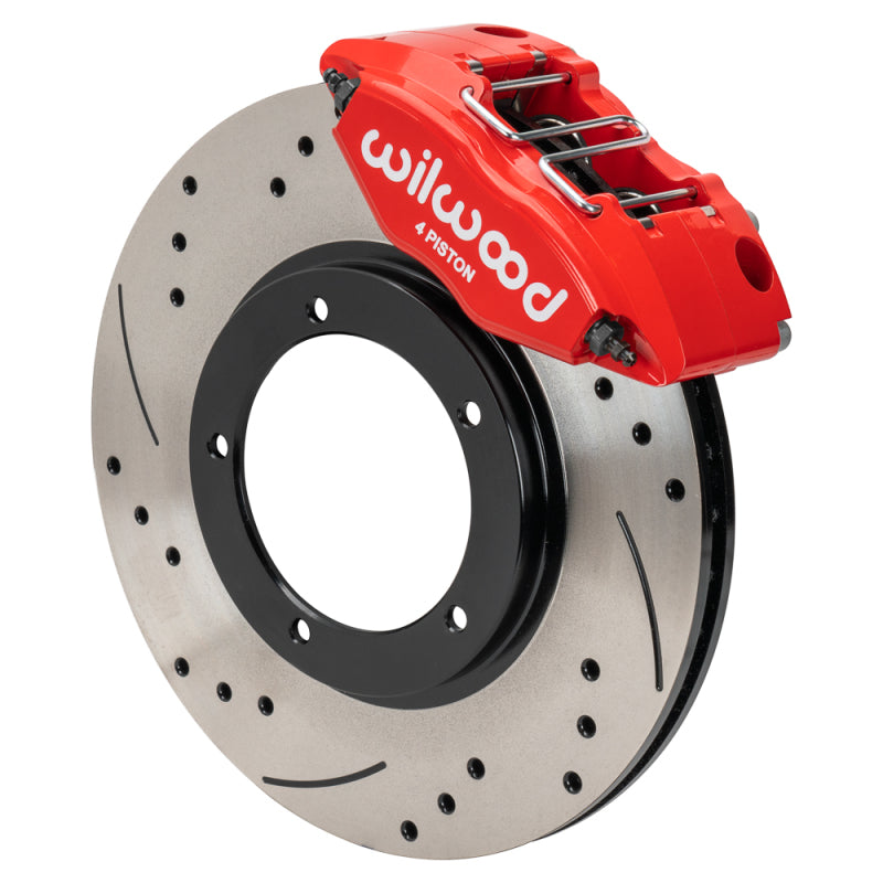 Wilwood 69-74 Porsche 911 Front Powerlite Brake Kit 3in MT Drilled & Slotted - Red 140-16946-DR 140-16946-DR User 1