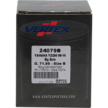 Vertex Pistons Vertex Piston 22-23 Fantic Motor XX 250 250cc +5.6mm Cast Big Bore Piston Kit 72mm. 295cc. 24079B 24079B Photo - Primary