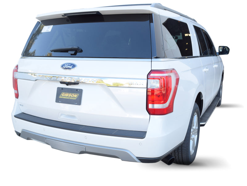 Gibson 2018 Ford Expedition Max XLT 3.5L 3in Cat-Back Single Exhaust - Black Elite 619905B 619905B Illustration Guide