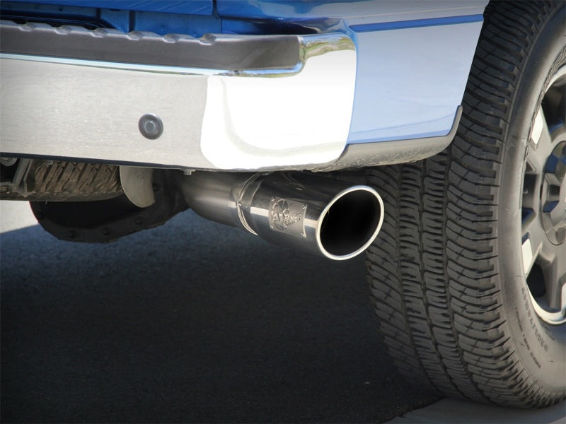 aFe Mach Force XP Cat-Back System Ford F-150 All 2011-2012 49-43041-P Photo - Mounted