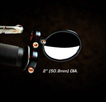 CRG Constructors CRG Blindsight 2 in. Round Bar-End Mirror - Black BS-100 BS-100 User 1