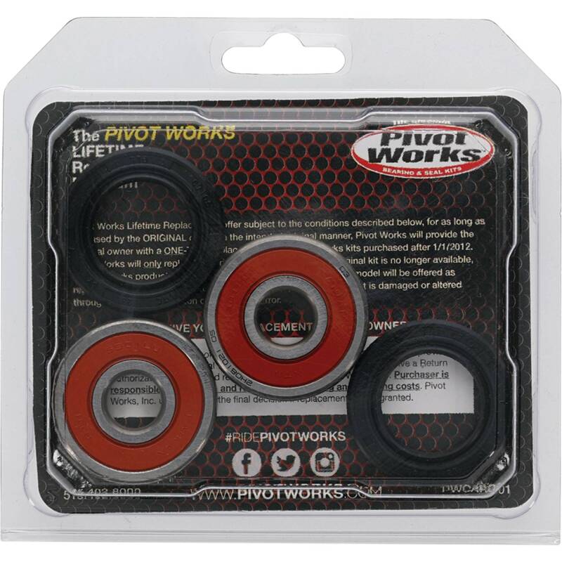 Pivot Works Honda Wheel Bearing Kit Premium Bearings 25-1684-P 25-1684-P Photo - Primary
