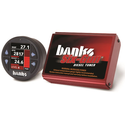 Banks 07-10 Chevy/GMC 2500/3500 6.6L LMM Six-Gun Diesel Tuner w/ iDash-1.8 61416 61416 Photo - Primary