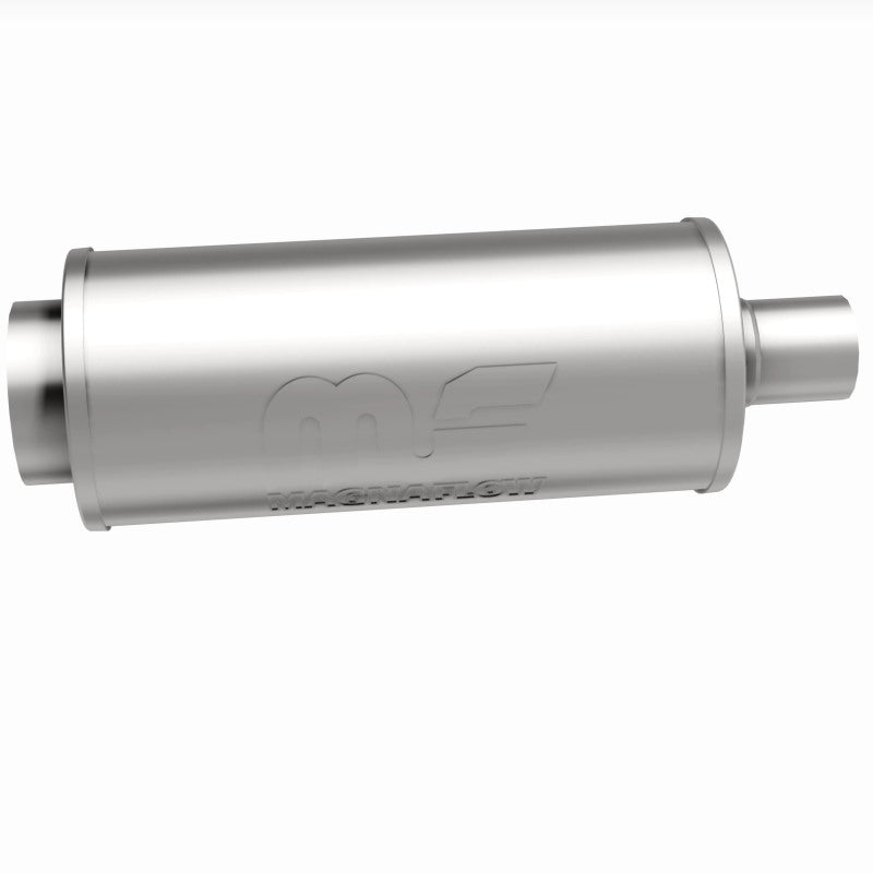 MagnaFlow 6" Round Center/Center Performance Muffler With Tip 14846 360 Degree Image Set