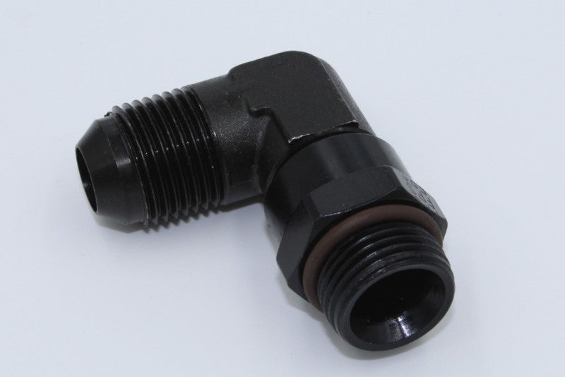 Fragola -8AN x 9/16 - 18 (6) 90 Degree Swivel - Black 499207-BL 499207-BL Photo - Primary