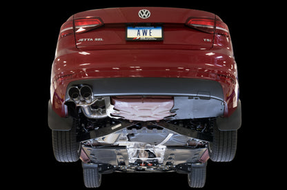 AWE Tuning Mk6 GLI 2.0T - Mk6 Jetta 1.8T Track Edition Exhaust - Diamond Black Tips 3020-23028 3020-23028 Photo - Mounted