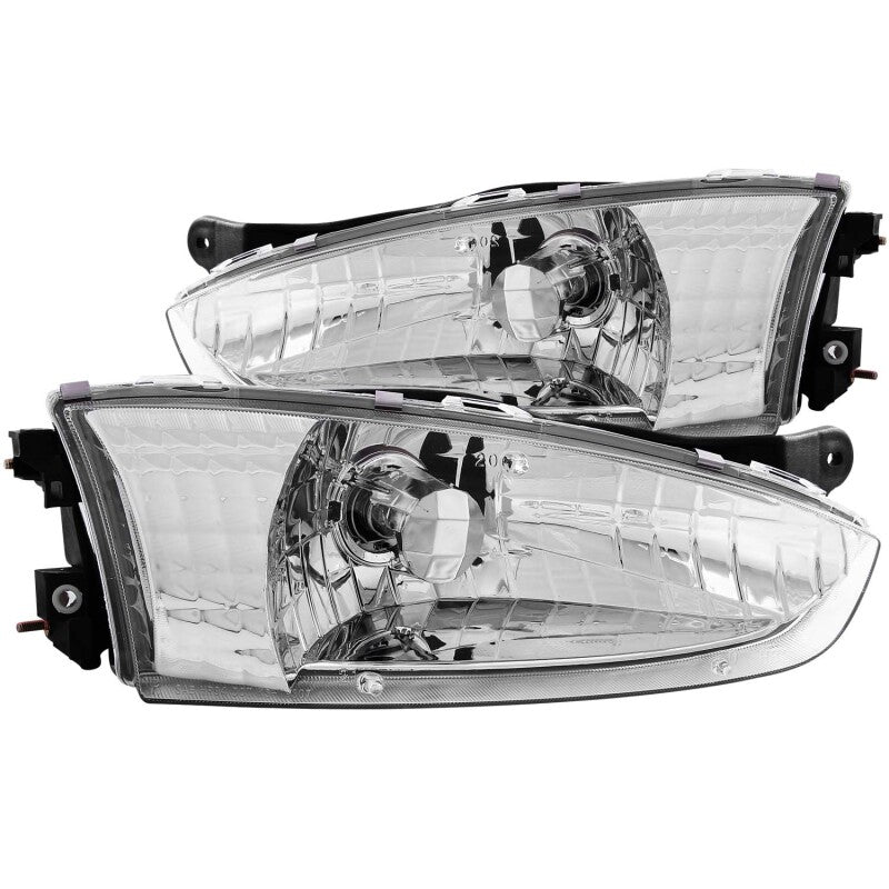 Anzo 1997-2002 Mitsubishi Mirage Crystal Headlights Chrome 121106 Photo - Primary