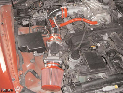 Injen 92-95 Lexus SC400 V6 4.0L Black IS Short Ram Cold Air Intake IS2085BLK IS2085BLK Photo - Mounted