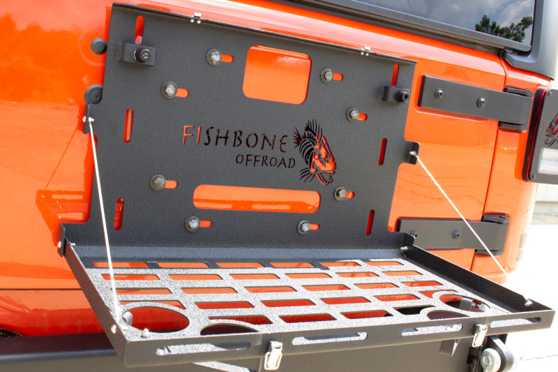 Fishbone Offroad 07-18 Jeep Wrangler JK Tailgate Table FB25137 FB25137 Photo - lifestyle view