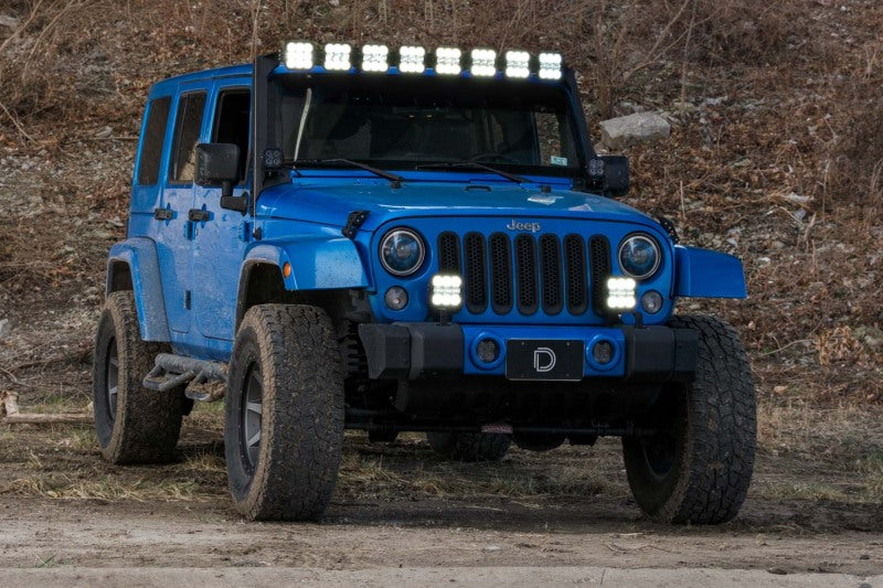 Diode Dynamics Jeep JK SS5 Sport CrossLink Windshield - Yellow Combo Lightbar Kit DD7225 DD7225 User 2