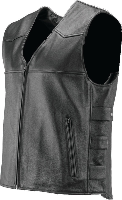 Kuryakyn Leather By River Road Plains Leather Vest Black - Small 094405 094405 User 1