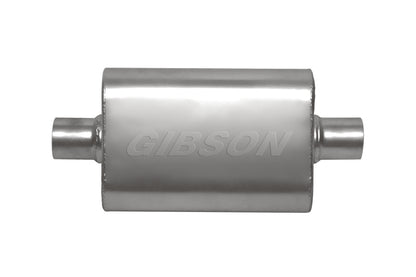Gibson CFT Superflow Center/Center Oval Muffler - 4x9x13in/3in Inlet/3in Outlet - Stainless 55113S 55113S Photo - Primary