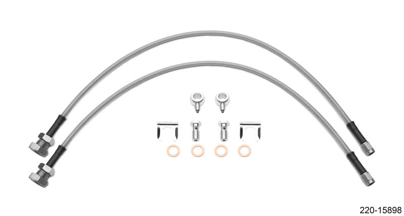 Wilwood Flexline Kit 24in 7/16-20in Banjo - 5/8-26in Male Bulkhead (Fits D52 Caliper) 220-15868 220-15868 User 1