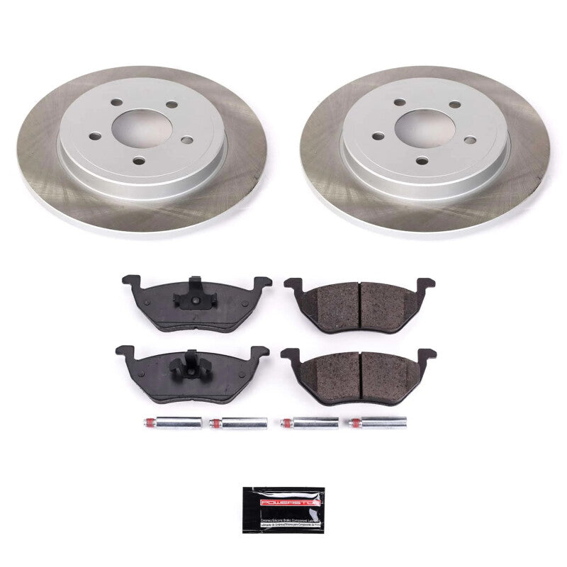 PowerStop Power Stop 05-08 Mercury Mariner Rear Semi-Coated Rotor Kit SC4585 SC4585 Photo - Primary