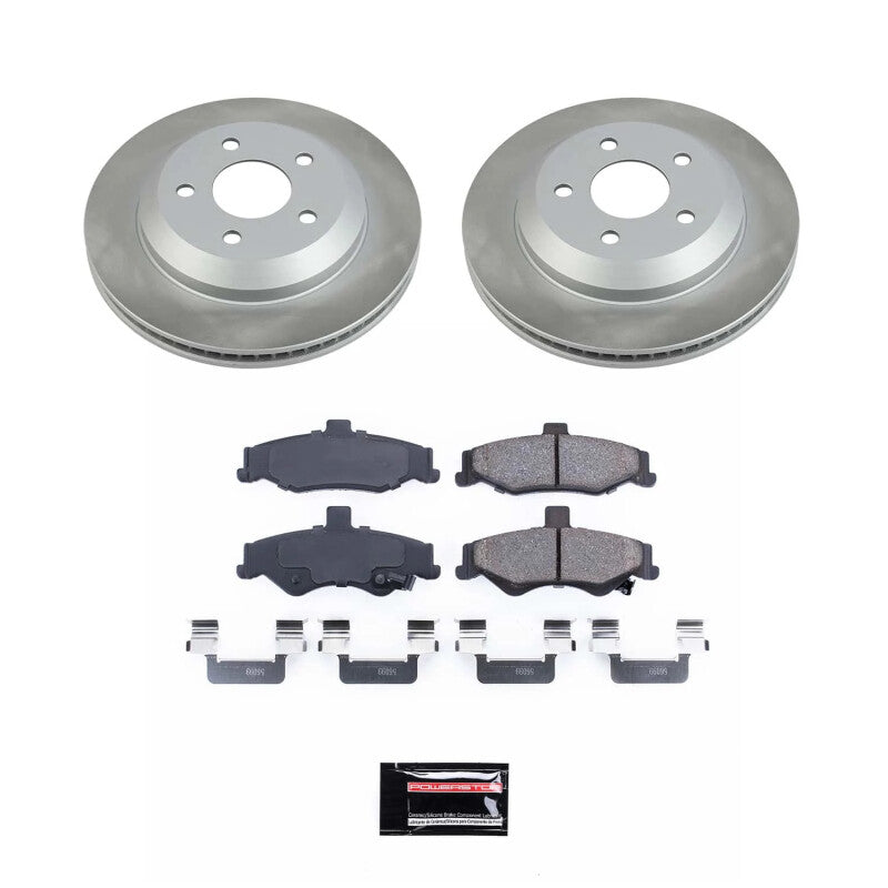 PowerStop Power Stop 98-02 Pontiac Firebird Rear Semi-Coated Rotor Kit SC1568 SC1568 Photo - Primary
