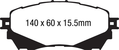 EBC Disc Brake Pad Set DP22170 Photo - Primary