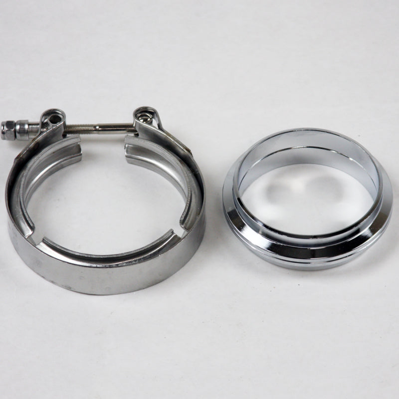 Granatelli Motor Sports Granatelli 3.0in V-Band Mild Steel Flat Flanges w/Clamp 308530-M 308530-M Photo - Primary